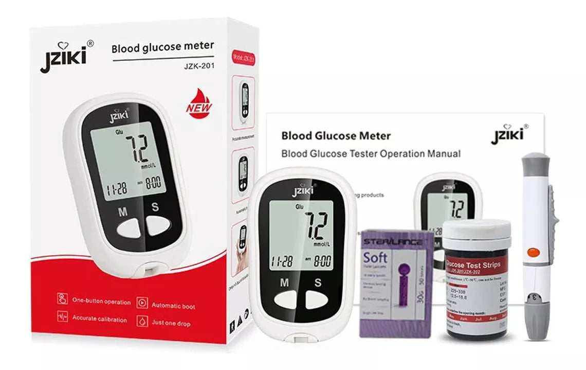 Glucometro Digital Medidor De Glucosa