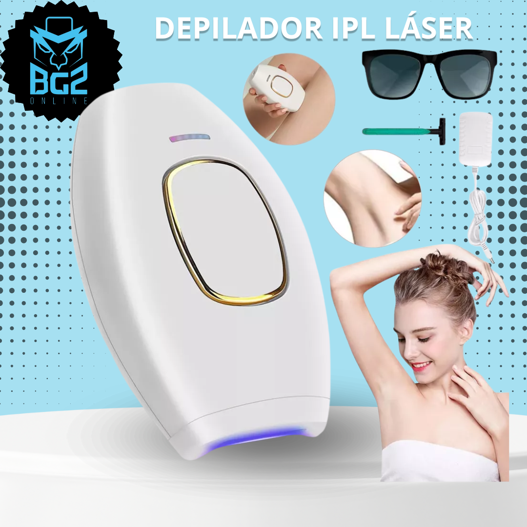 Depiladora definitiva IPL Genérica FS201 color blanco